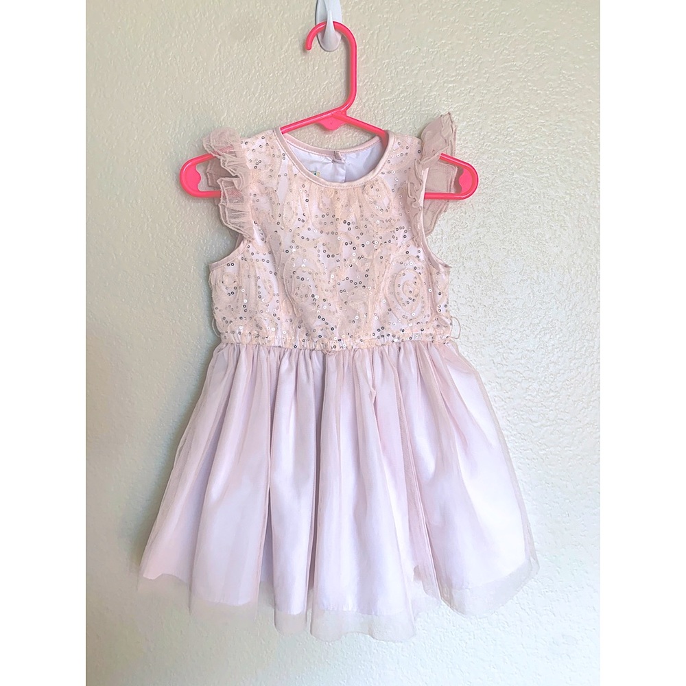 2T blush pink dress